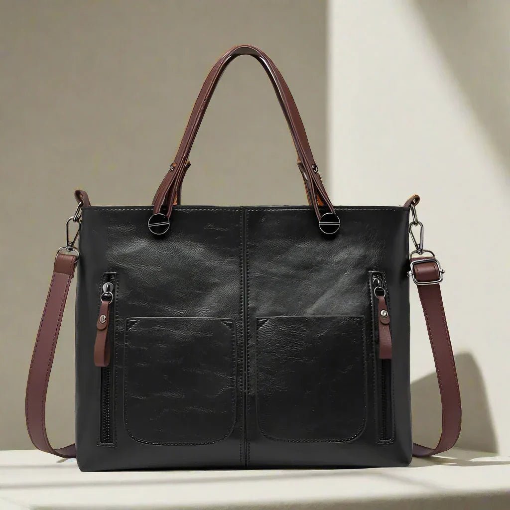 Maya™ - Timeless Vintage Leather Bag - Mia Montreal