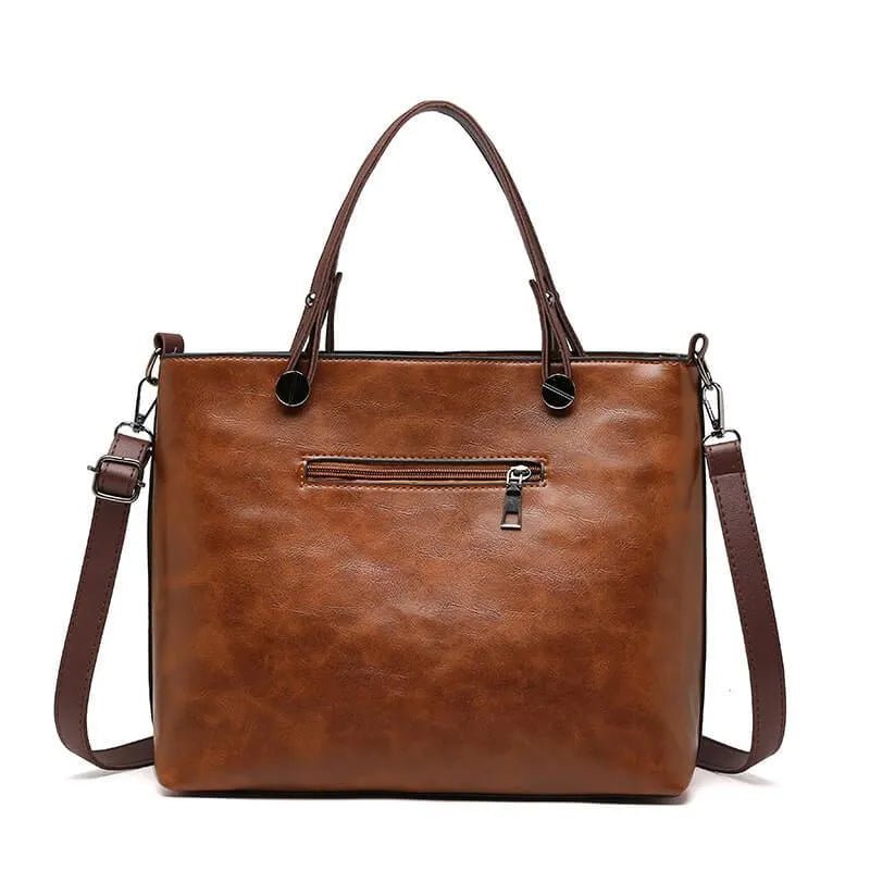 Maya™ - Timeless Vintage Leather Bag - Mia Montreal