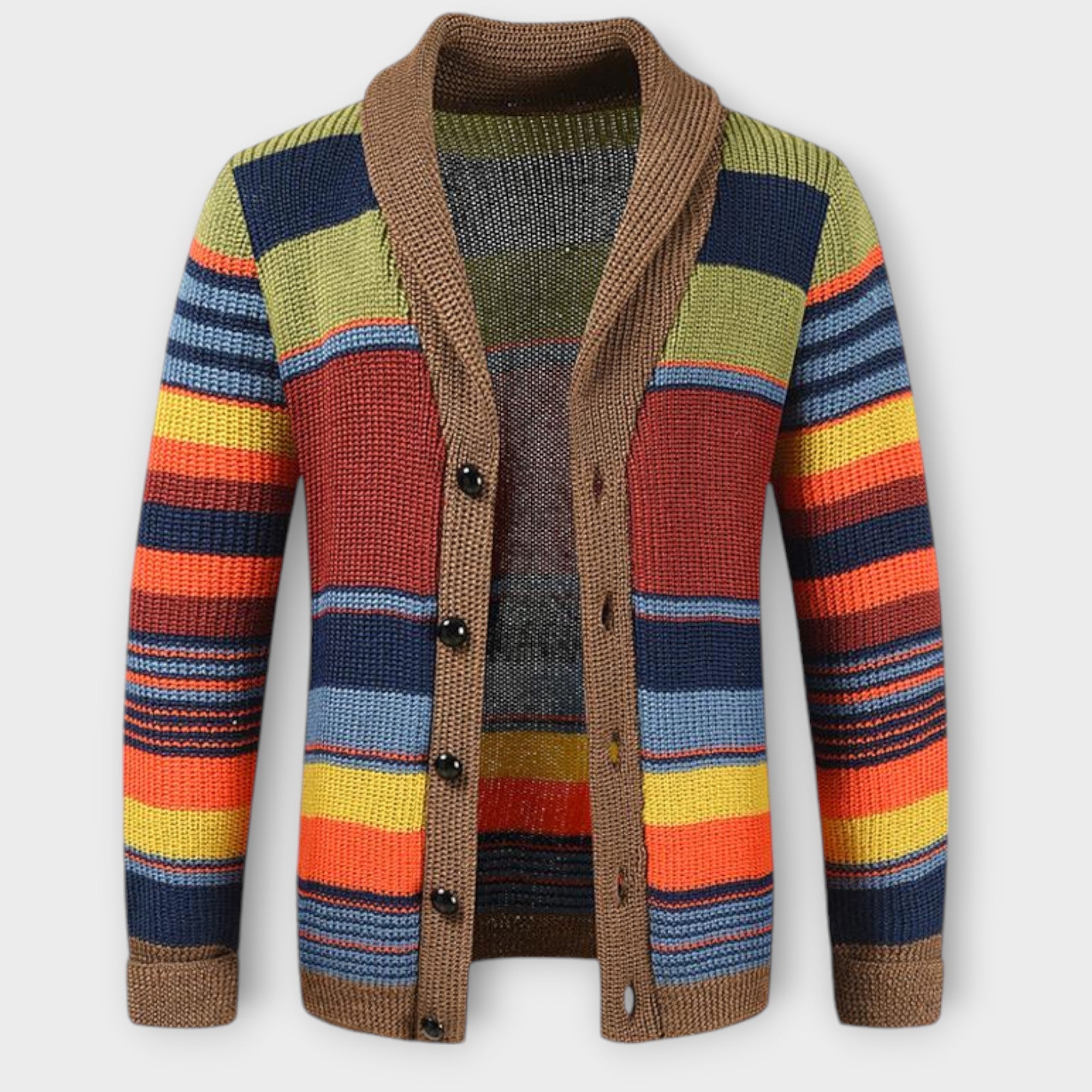 Nathan™ - Colorblock Knit Jacket - Mia Montreal