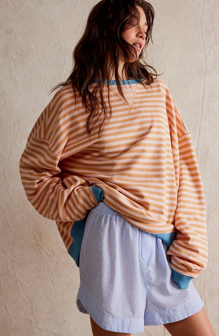 Olivia™ - Cozy Striped Sweater - Mia Montreal