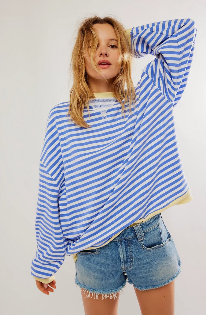 Olivia™ - Cozy Striped Sweater - Mia Montreal